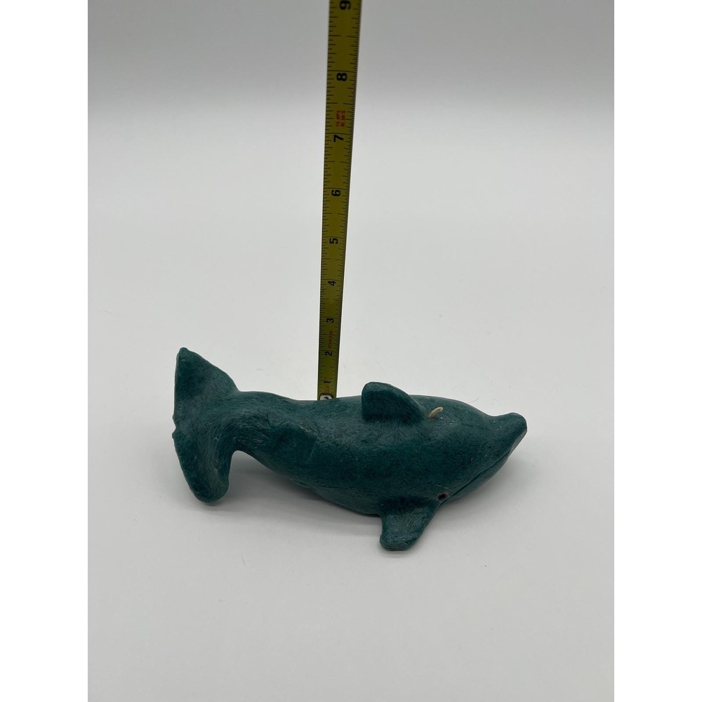 Vintage 90s Dolphin Wax Candle Nautical Whimsy Retro Ocean Marine Decor - Picture 10 of 10